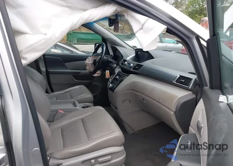 2013 Honda Odyssey Ex-L from USA, damaged, VIN 5FNRL5H69DB077610